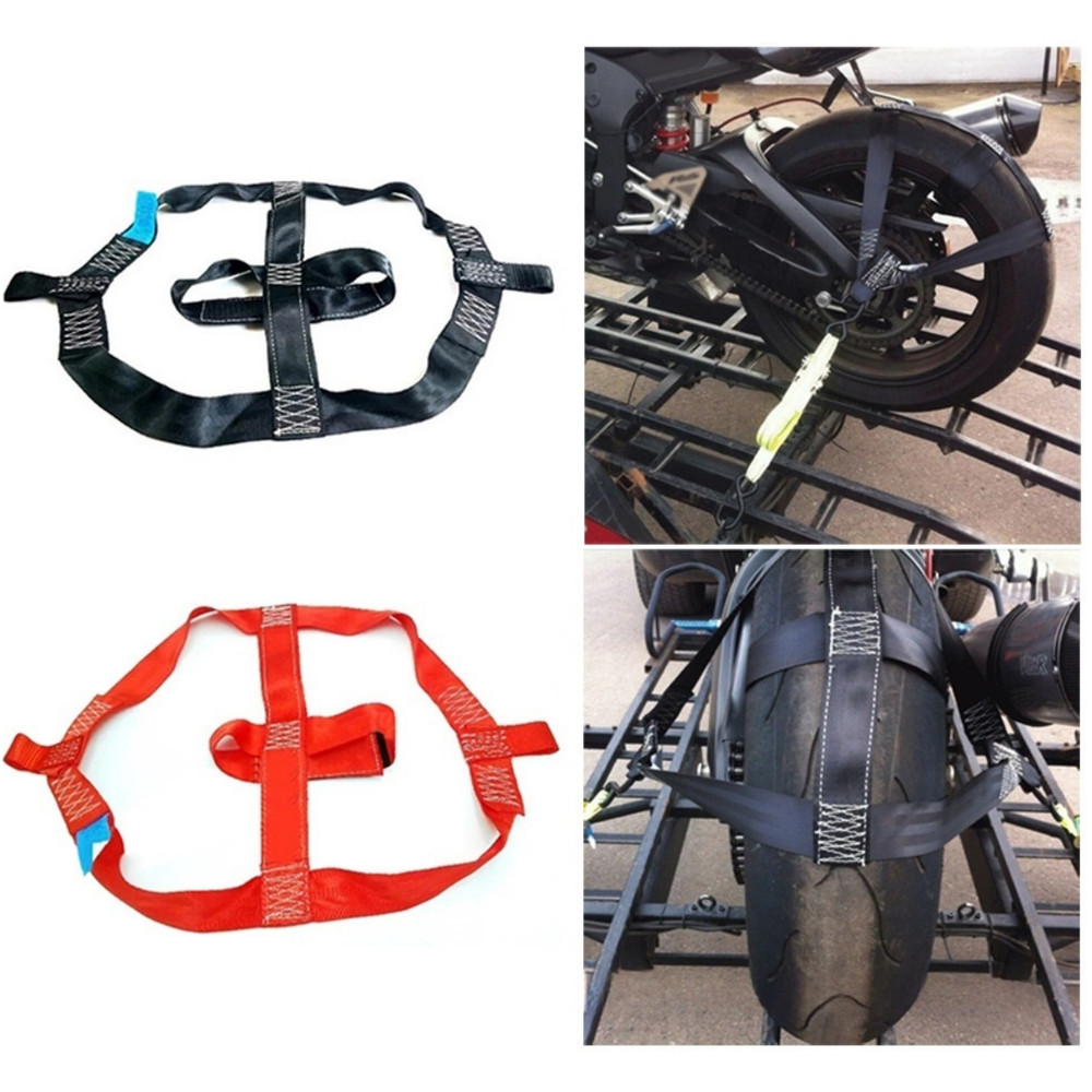 Motorcycle Wheel Strap Transport Tie-Down Light Strong Polyester webbing Strap