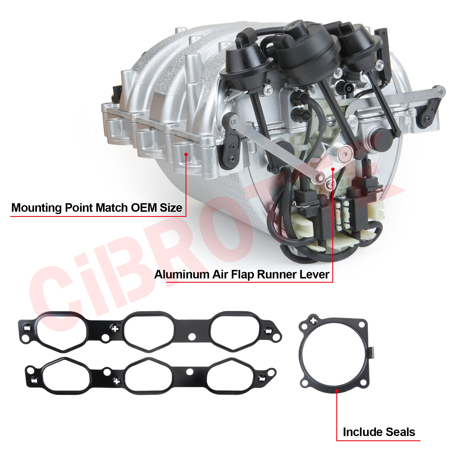 Intake Manifold Assembly for Mercedes-Benz C280 E350 CLK350 GLK350 SLK350 ML350