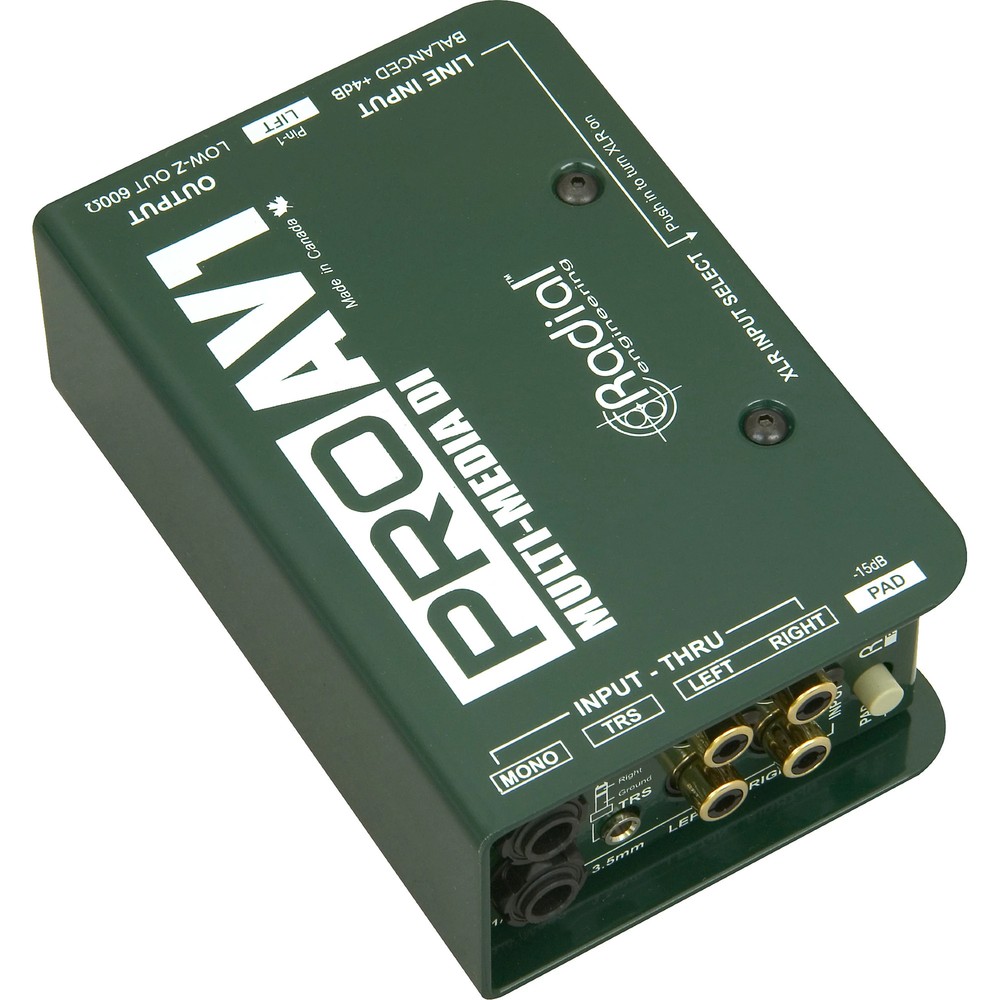 Radial ProAV1 Multi-Media Passive Direct Box