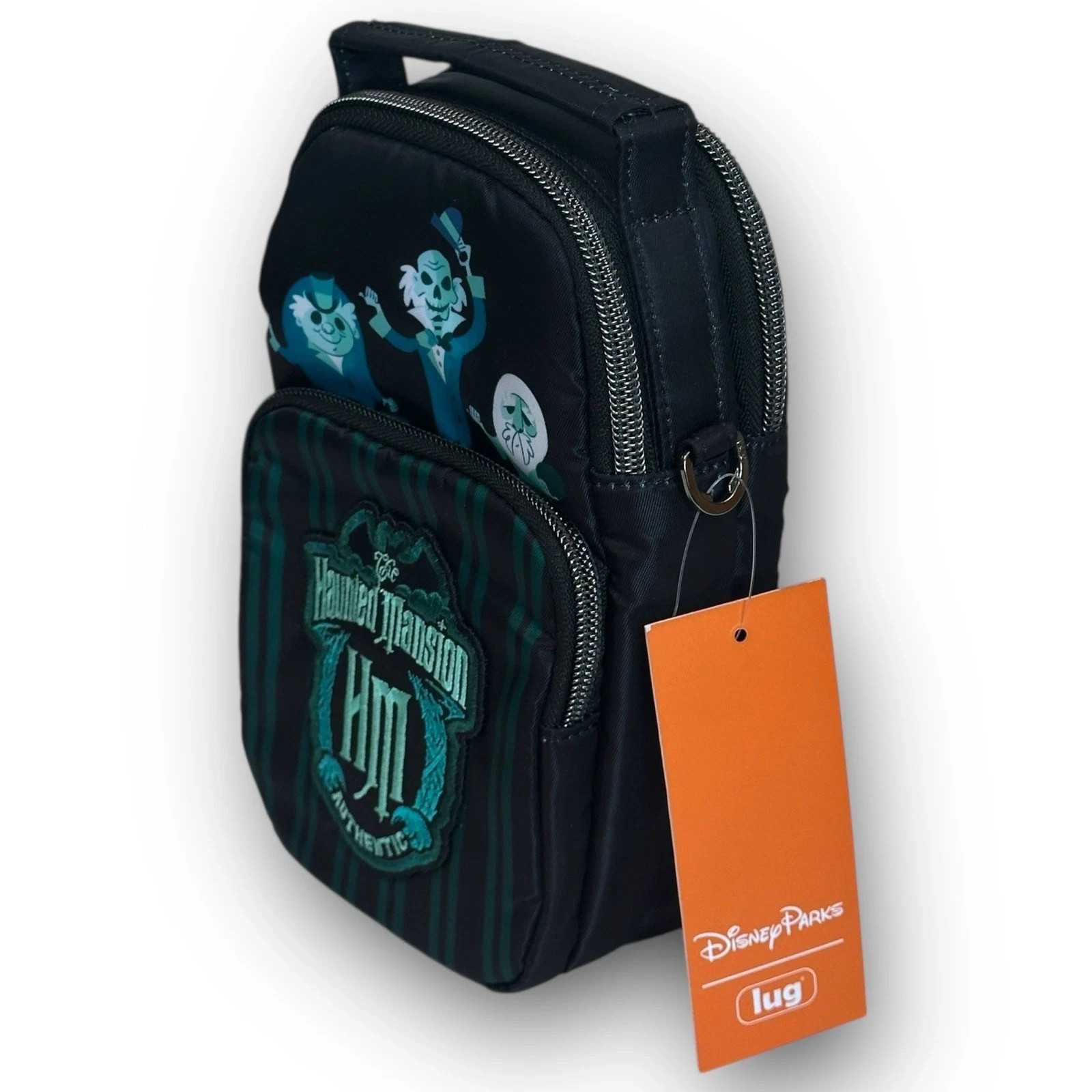 Disney Parks Haunted Mansion Hitchhiking Ghosts LUG Mini Skeeter Crossbody Bag