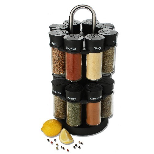 Olde Thompson Spice Rack Set, 17 piece