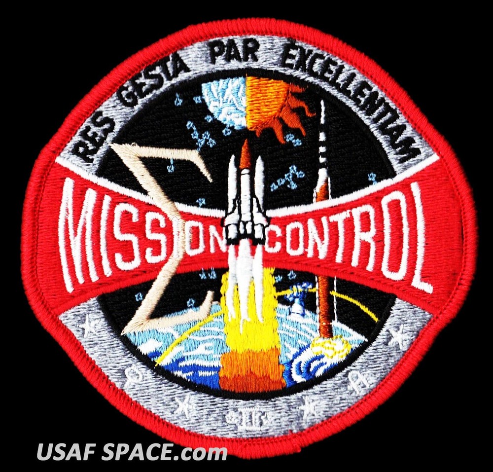 AUTHENTIC NASA - MISSION CONTROL - AB Emblem - 4"  SPACE PATCH - MINT