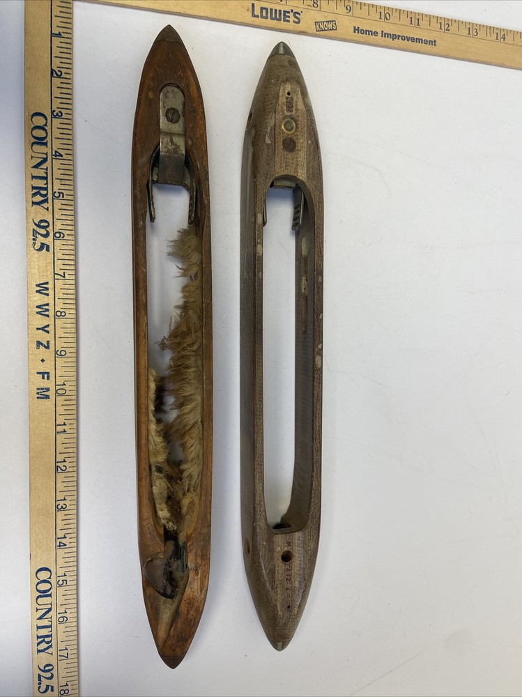 Vintage Wood Weaving Loom Tools