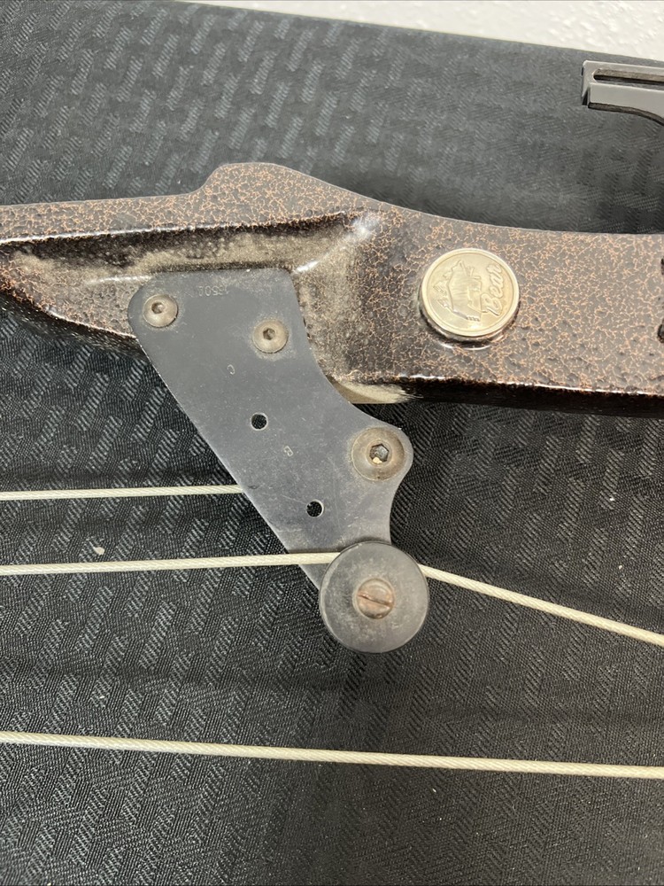 Bear Whitetail Hunter Compound Bow Takedown -Brown Riser Limbs -Proline Sight