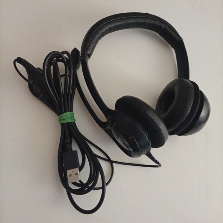 Logi A00146 USB Wired Headset With Microphone Logitech
