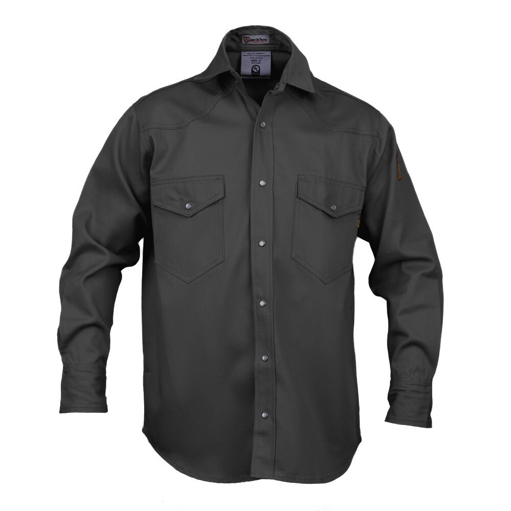 Flame Resistant FR Welding Shirt - Heavy Weight - 100% Cotton - 9 oz