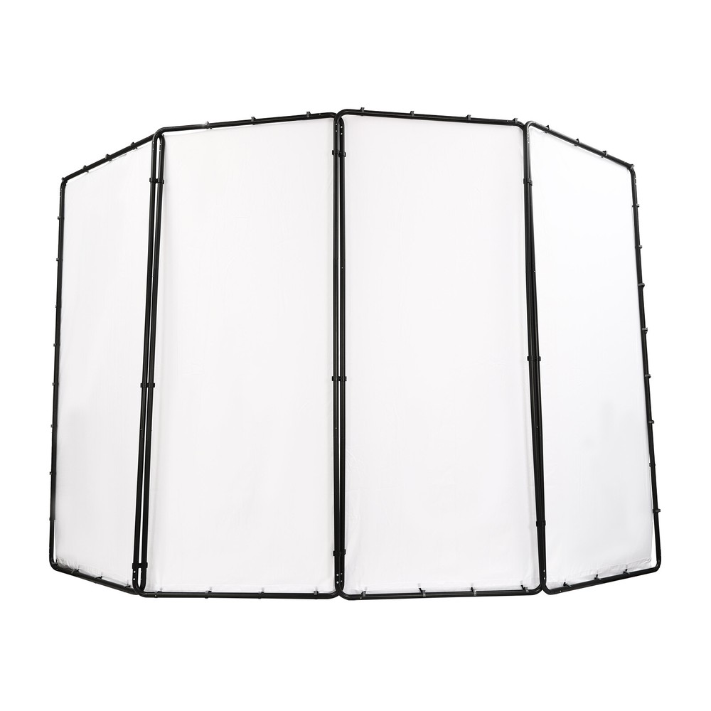 Photography Backdrop Stand With White Cloth Kit For Studio Use