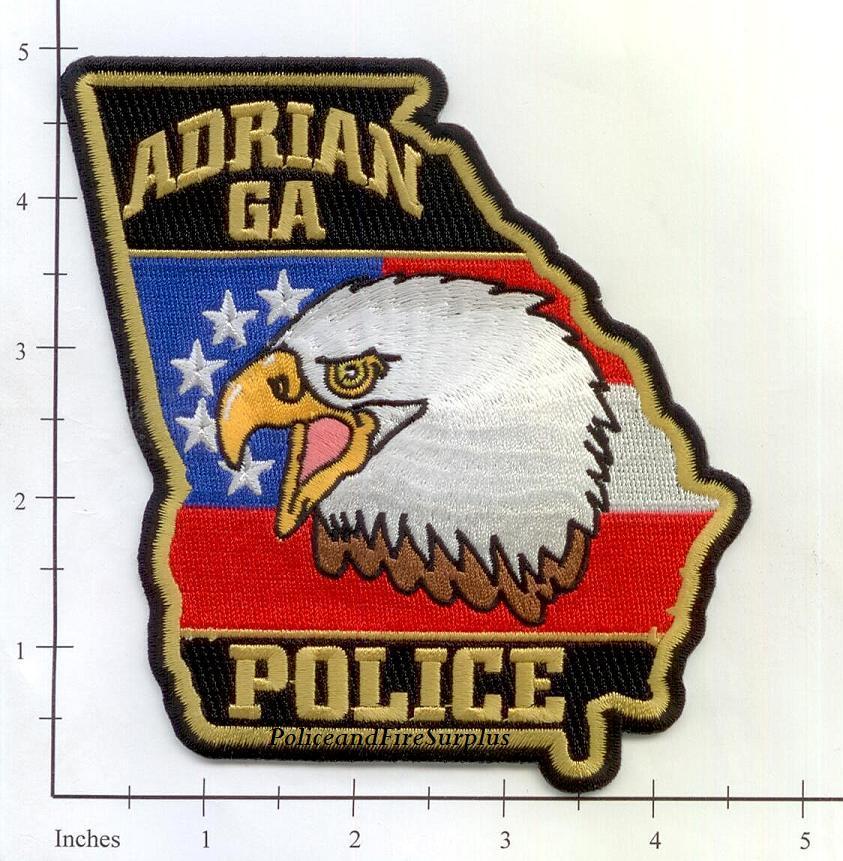 Georgia - Adrian GA Police Dept Patch - Eagle