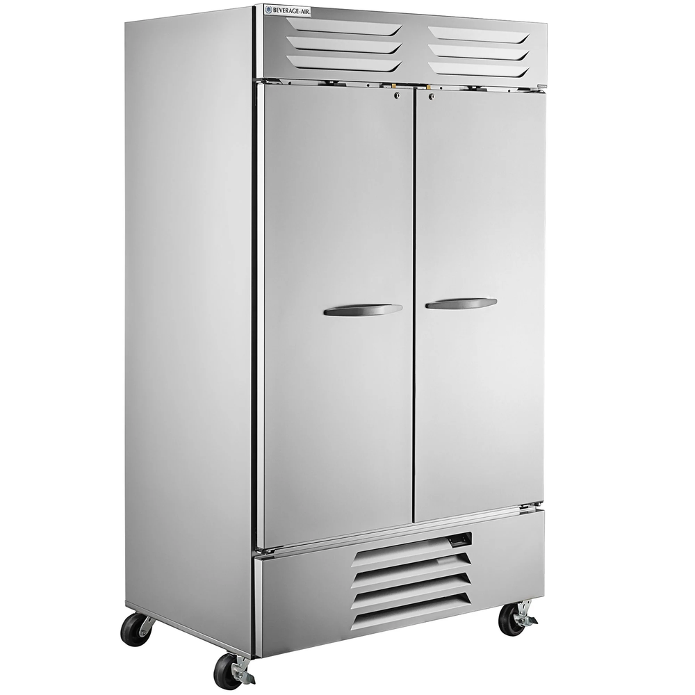 Beverage-Air 47" Two Section Solid Door Reach-In Refrigerator