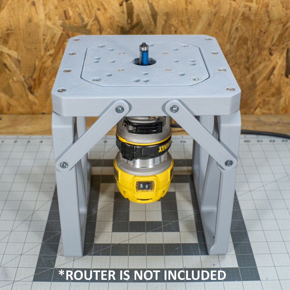 Mini Benchtop Router Table for DeWalt DWP611 & DW616 Fixed Base Routers