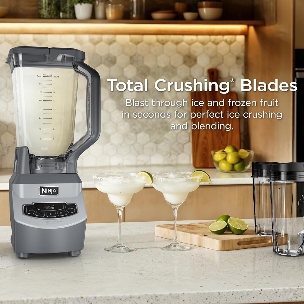 Ninja BL660 3 Speed Blender - Gray(Slightly Damaged Package)