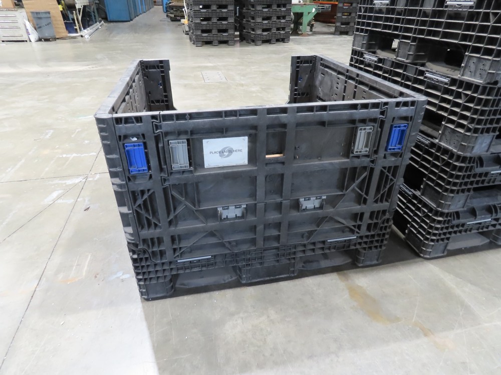 Orbis BulkPak Collapsible Bulk Container Bin 28.7 cu-ft 48 x 44.5" Stackable