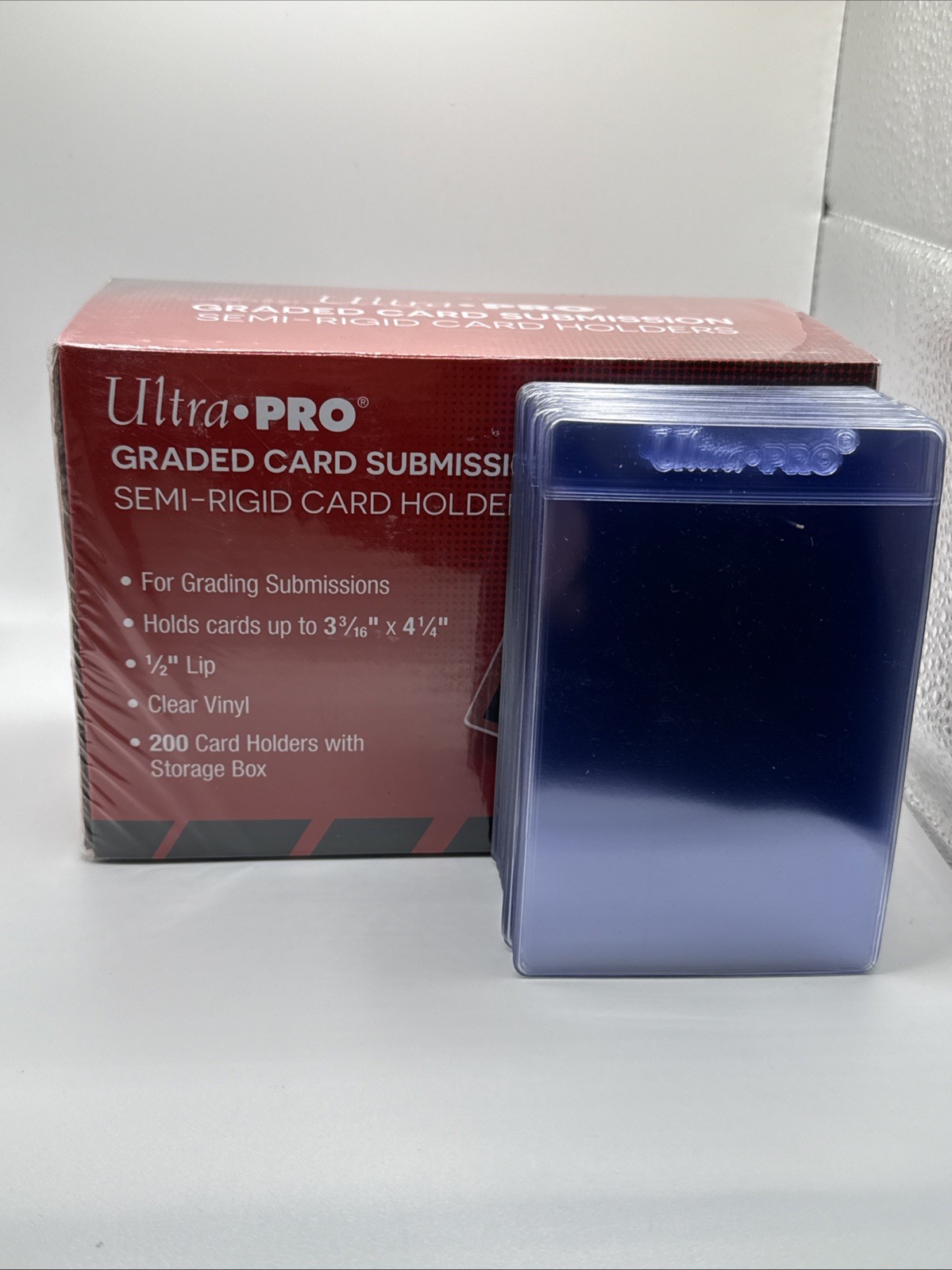 Ultra Pro Graded Card Submission Semi-Rigid Card Holders Lot of 50 Holders