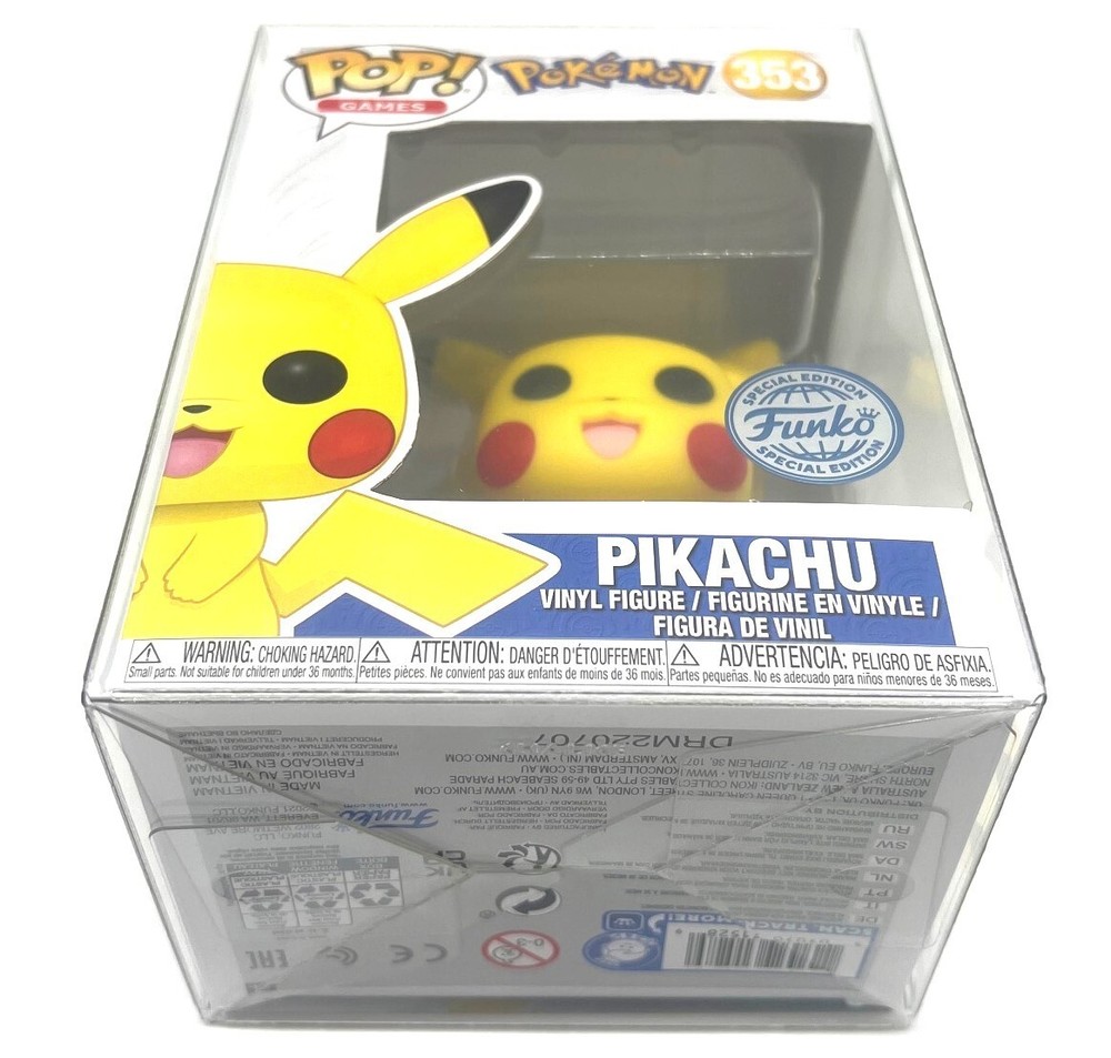 Funko Pop! Pokémon Pikachu #353 Special Edition with POP Protector