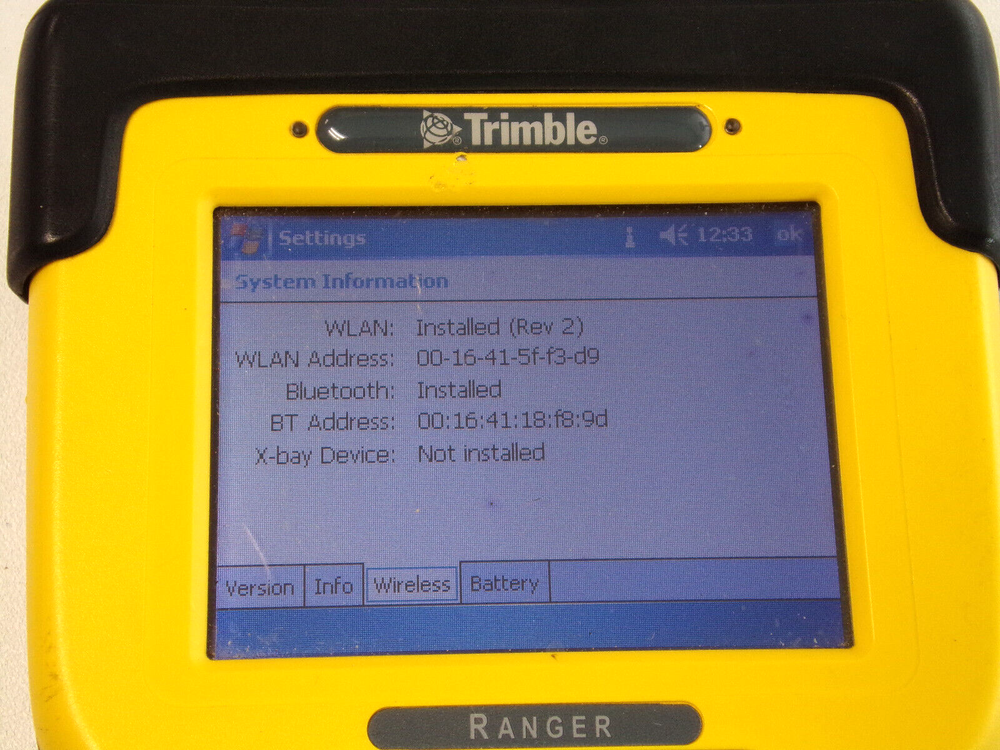Trimble Ranger 51C11671 GPS Data Collector, Microsoft Windows Mobile Version 5.0