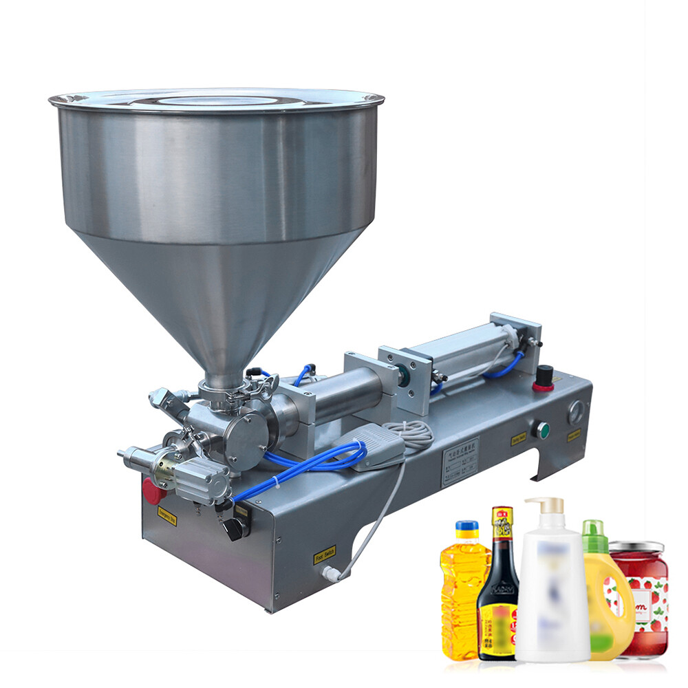 50-500ml Semi-automatic Pneumatic Liquid Filling Machine Paste Shampoo Filler