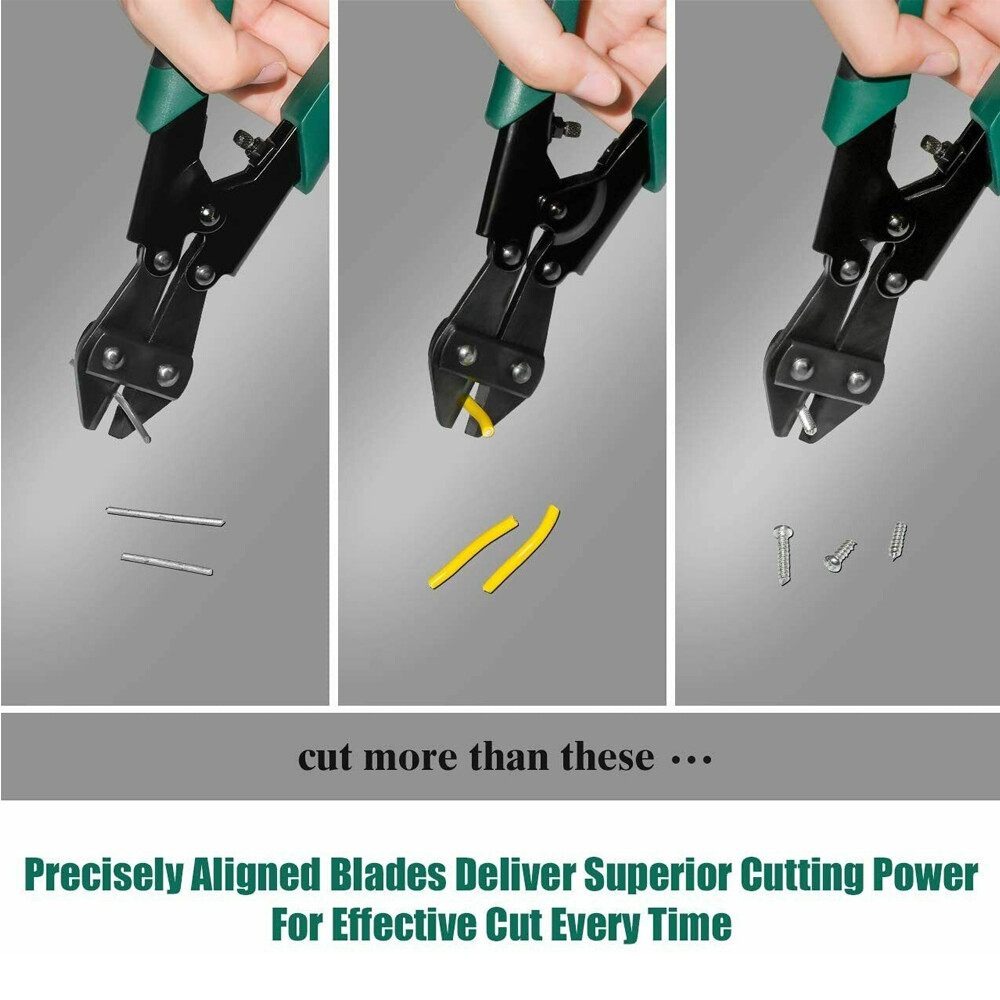 8" Wire Cutters Crimper Cable Strippers Pliers Self Adjusting Tool / Pipe Cutter