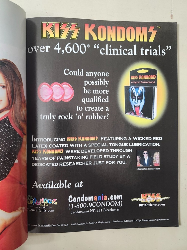 KISS First 2 Issues Gene Simmons Tongue Magazine Peter Criss Playboy Hefner VG