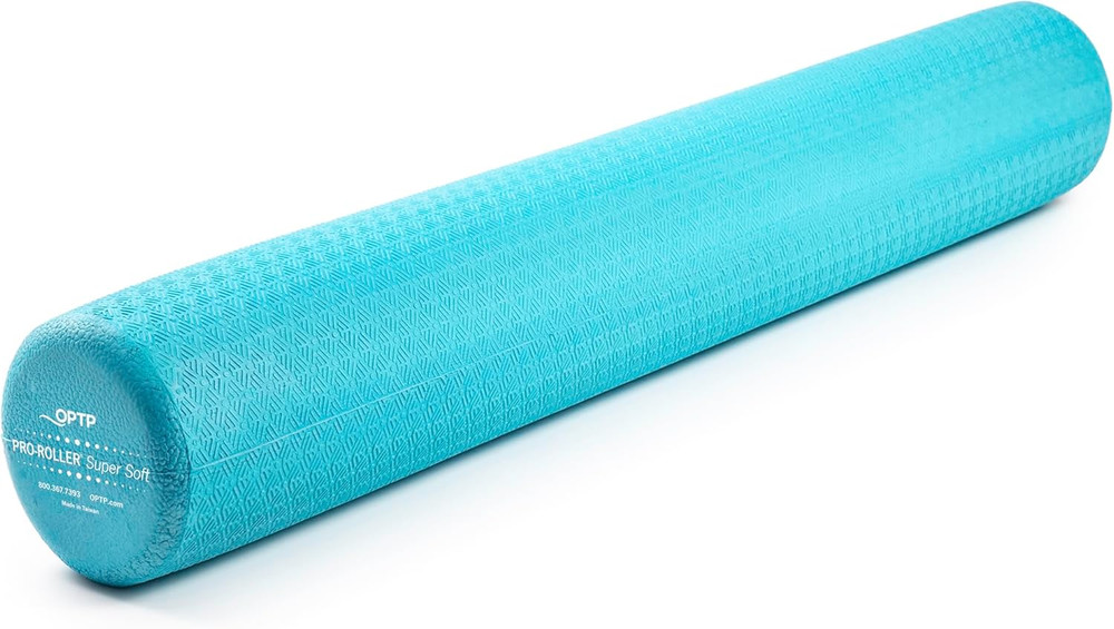 OPTP Pro-Roller Super Soft Density Foam Roller 36 in - Light Blue Low Density Fo