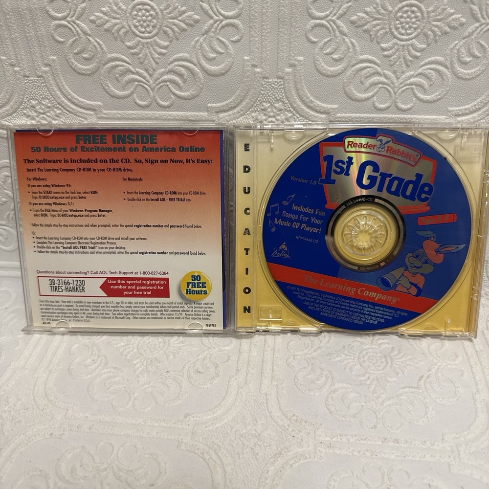 Reader Rabbit's 1st & 2nd Grade PC CD-ROM Game (The Learning Company, 1997)