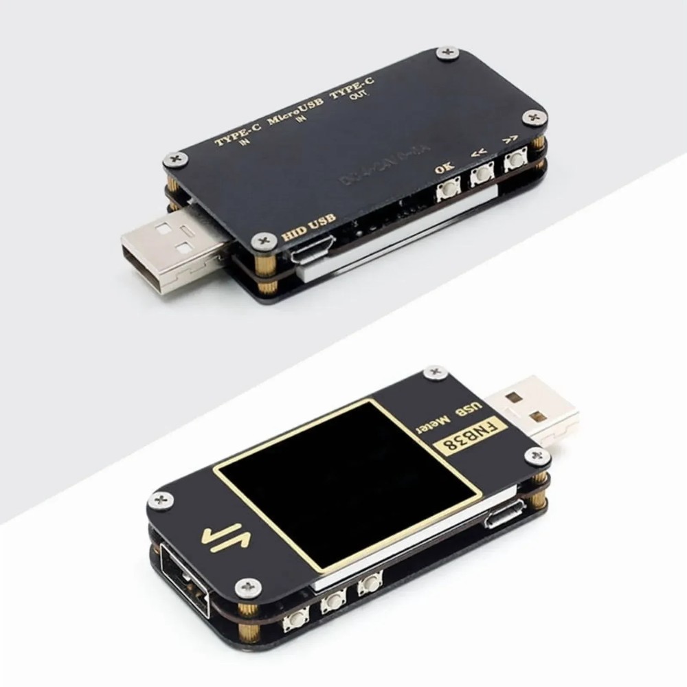 Current and Voltage Meter USB Tester QC4+ PD3.0 2.0 Fast Charging Capacity Test