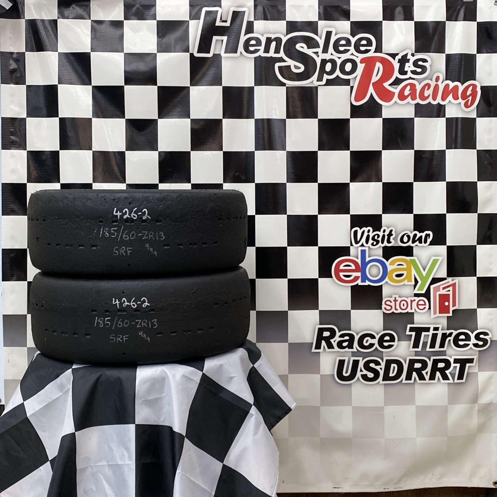 426-2 USDRRT  HOOSIER DOT  Road Race Tires   SRF  185/60 ZR13