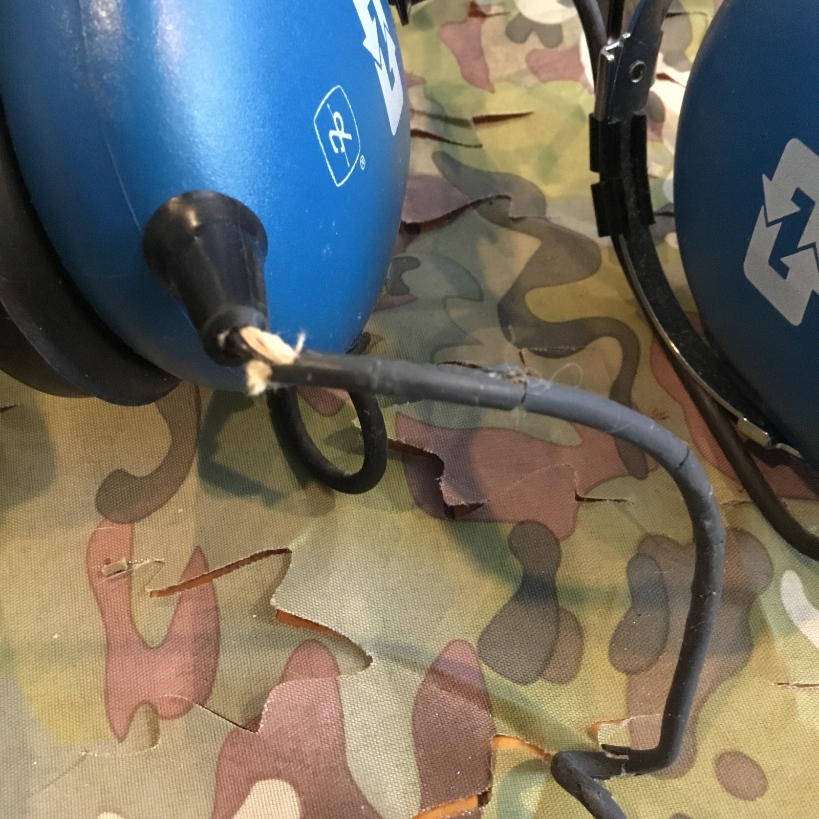 Racing Radios Diversified Electronics Model 9950 Headset LOT OF 2