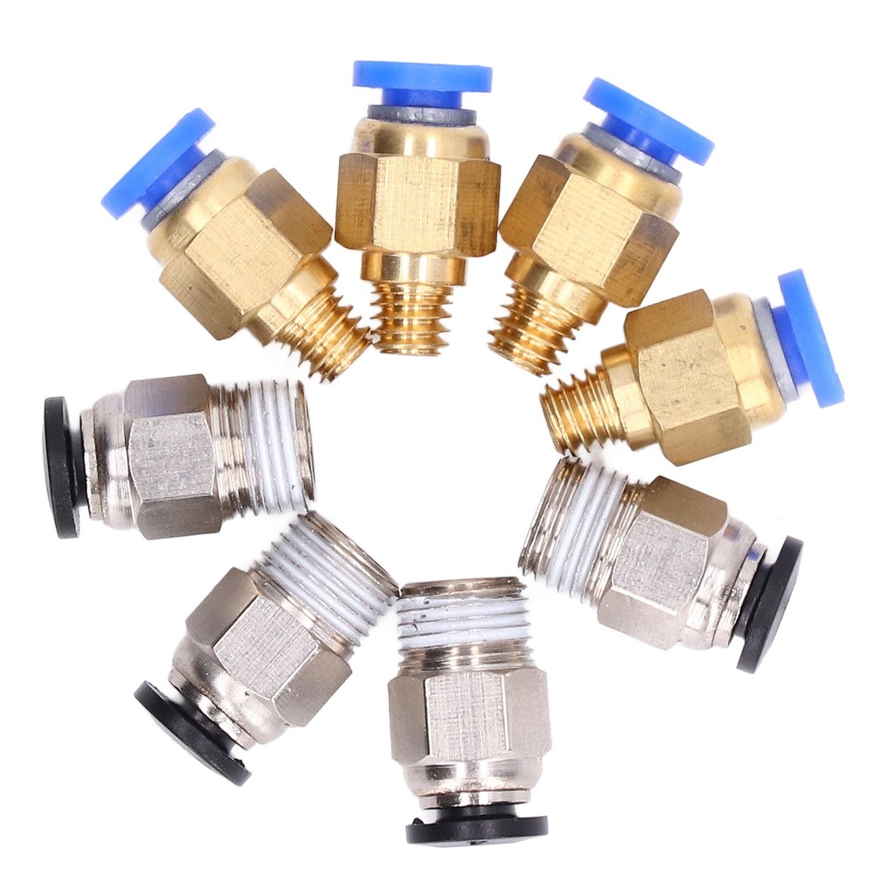 20Pcs 3D Printer Pneumatic Fitting PC4-M6 PC4-10 Spares For Ender 3