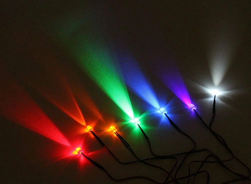 100X 3mm Pre Wired DC5V-12V Micro LED Lights Emitting Diodes Mini Bulbs Lamp NEW