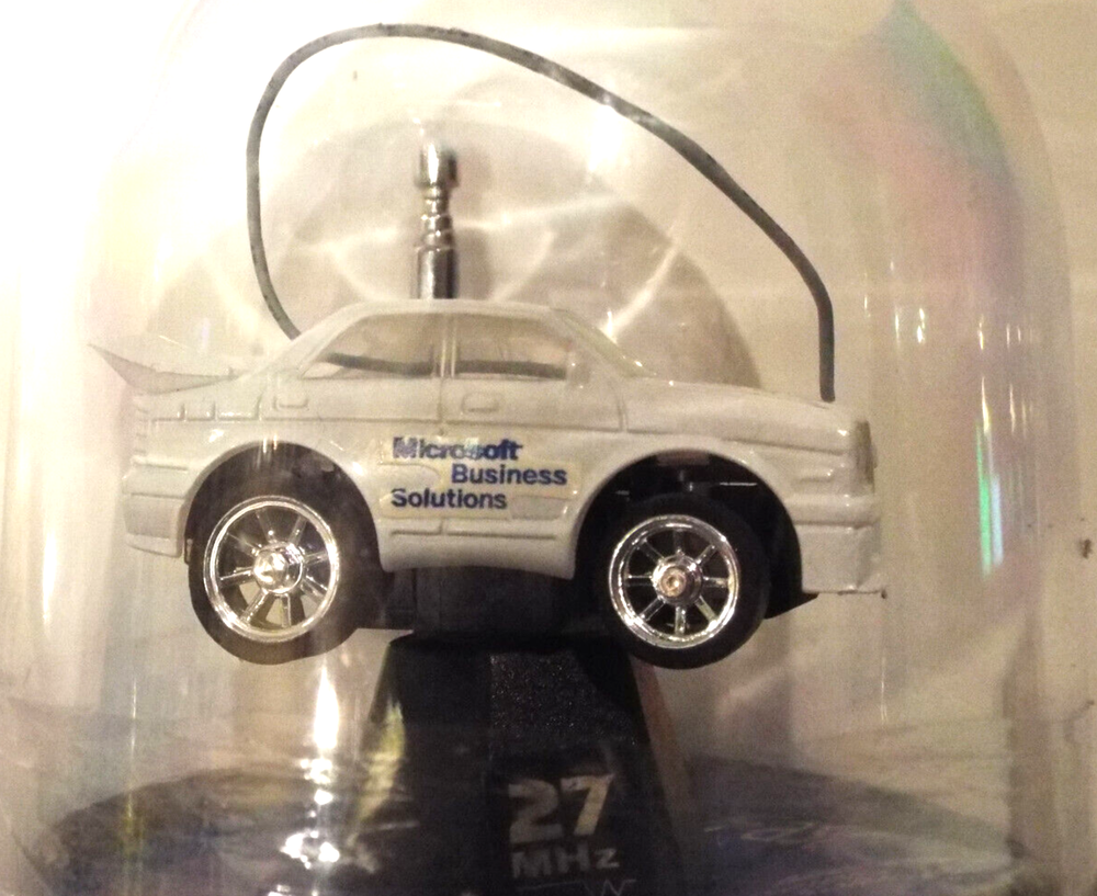 Charge-N-Go Mini Racer RC Car "Microsoft SQL Server 2000" SEALED New White