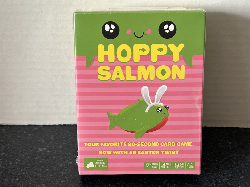 HOPPY SALMON 90 SECOND CARD GAME NOW WITH AN Easter Twist