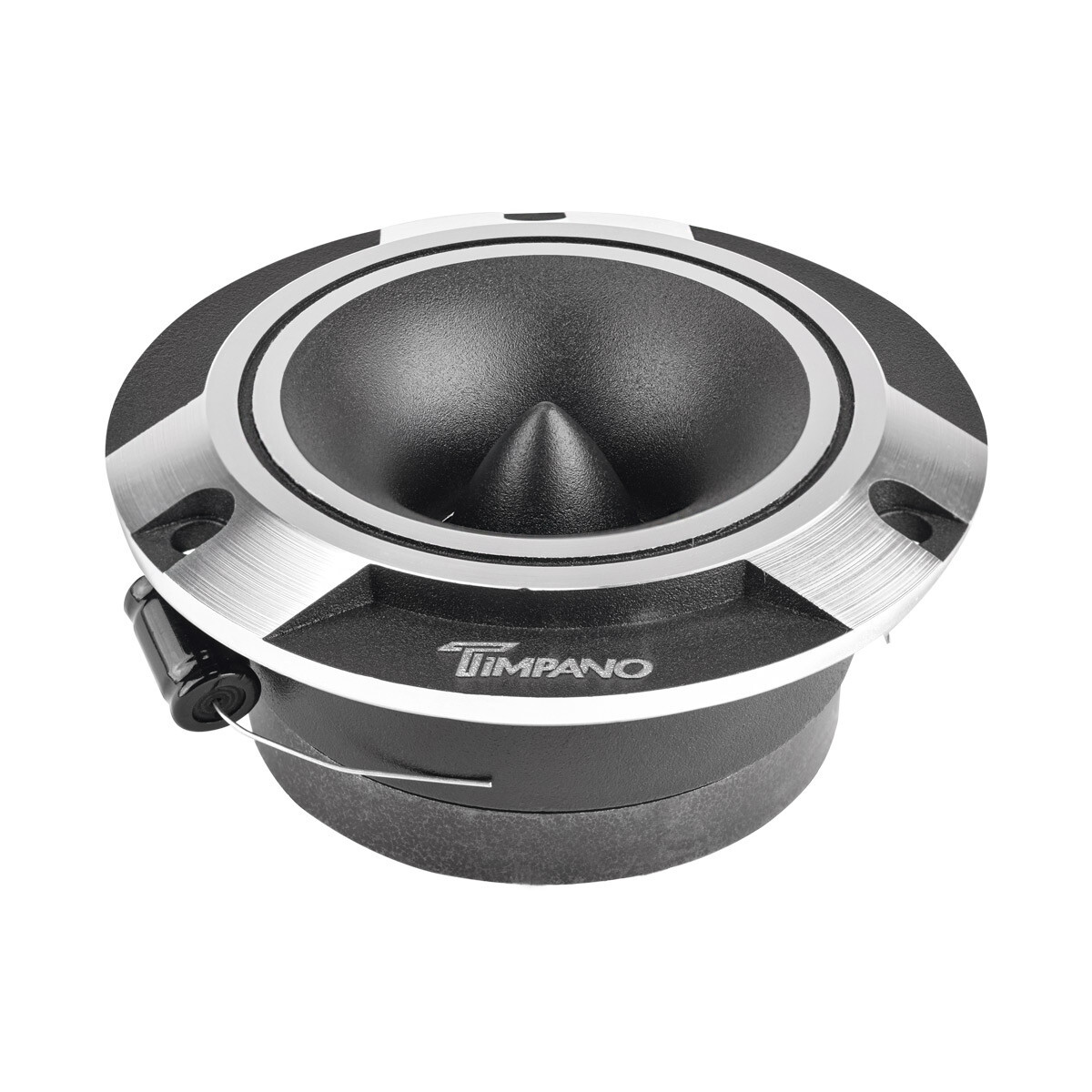 4x Timpano 6.5" Car Midrange Speakers TPT-MR6-4 SLIM + 4x TPT-ST2 Chrome Tweeter