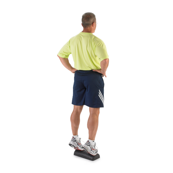 OPTP Black AXIS Firm Foam Roller - Half 12"x3"