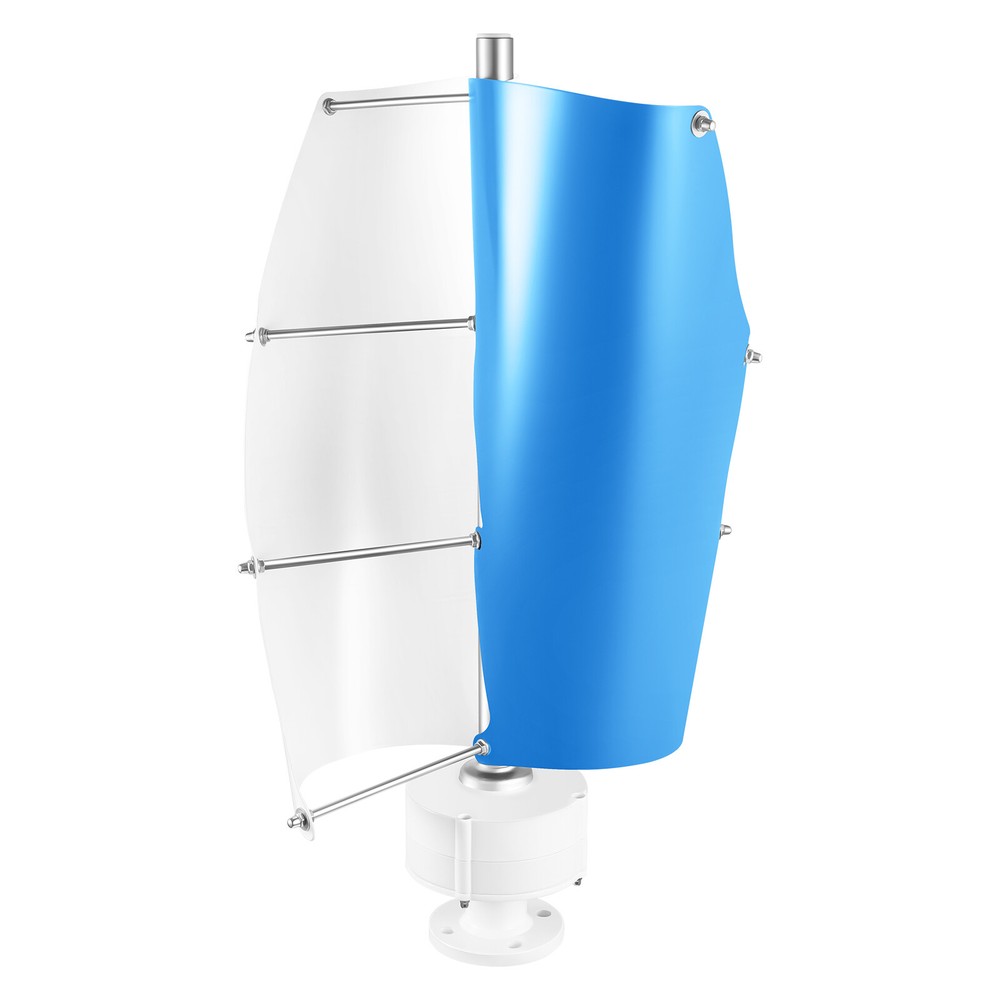 Vertical Axis Wind Turbine Generator 100W Power Windmill MPPT Controller 12V DC