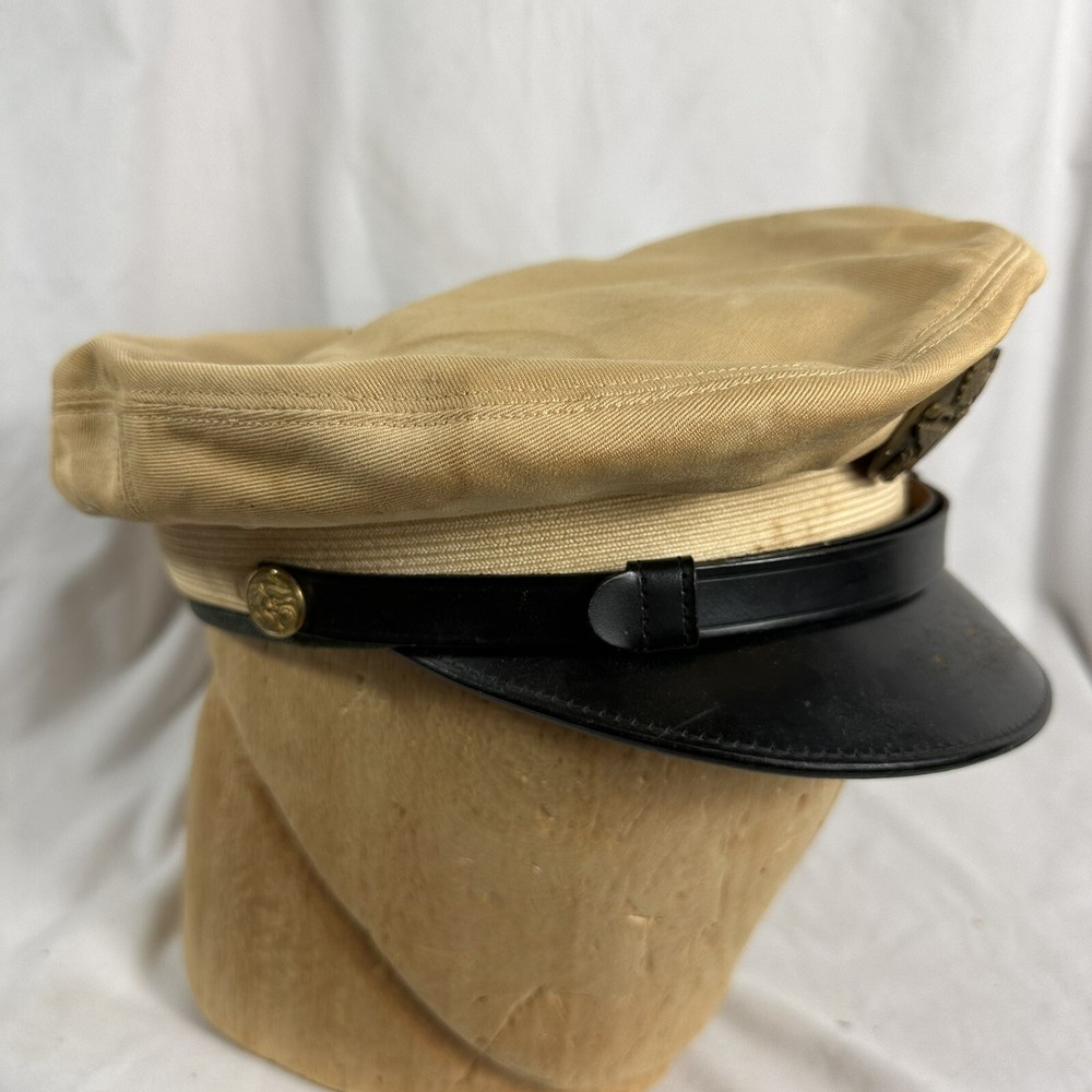 WWII US Army Tropical Summer Visor Hat