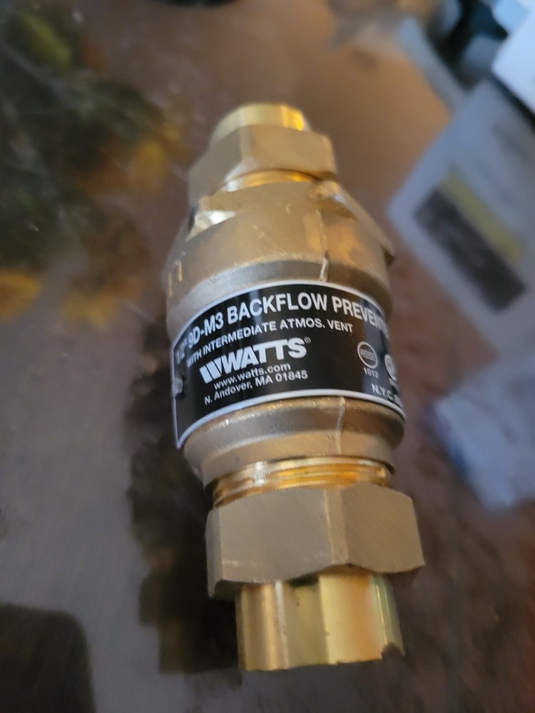 Watts 1/2" 9DS M3 Backflow Preventer with Atmospheric Vent