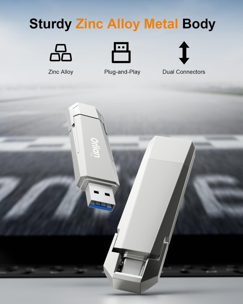 1TB External Portable SSD USB Solid State Drive Up to 1000MB/s USB 3.2 Gen 2 ...