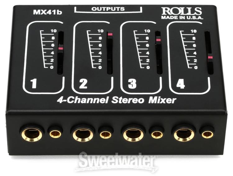 Rolls MX41B Stereo 4-channel Mixer