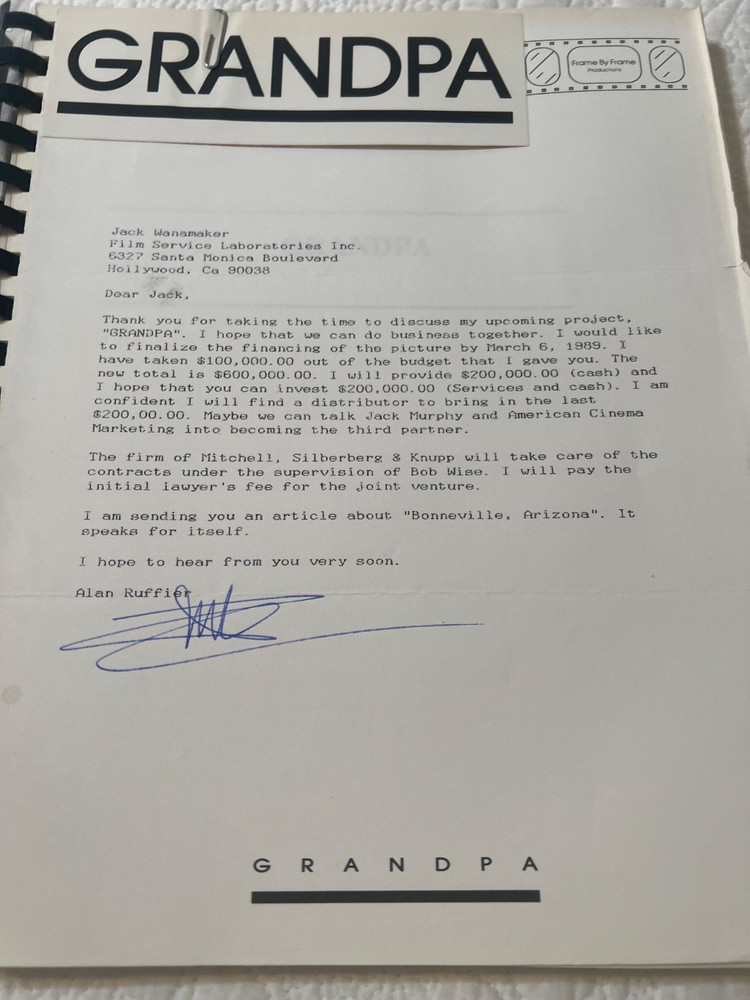 Grandpa Movie Script Screenplay