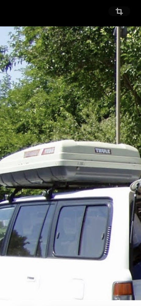 Thule Cargo Box + Roof Rack + Ski Attachment - Complete Setup - $200 Used