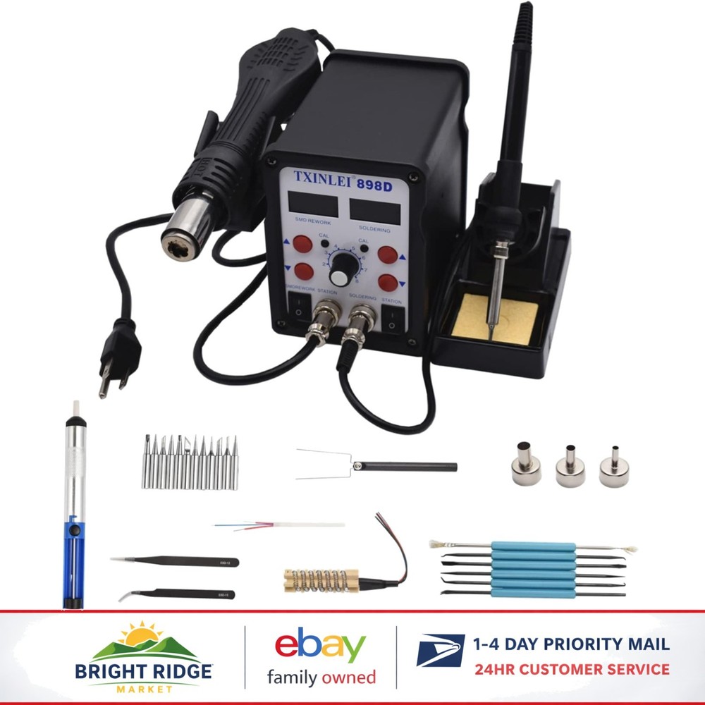 Efficient Solder Station with Automatic Stop and Temperature Control Features