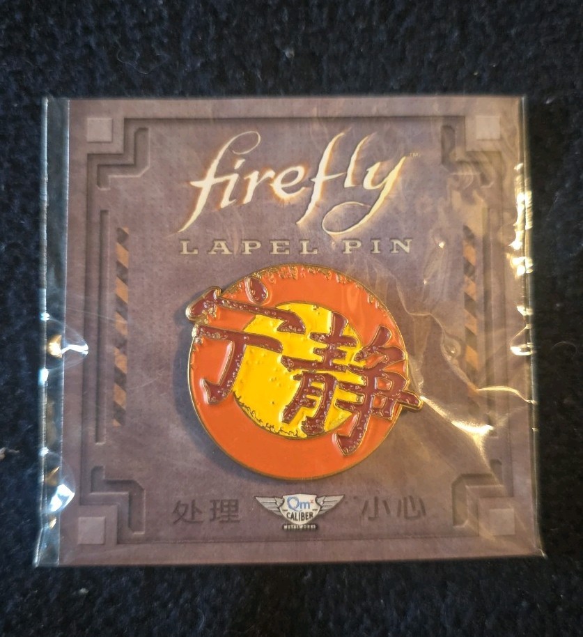 Loot Crate Firefly Serenity Character Lapel Pin Unused