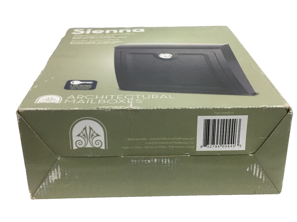 Mailbox for outside Wall Mount Locking Drop Box Keyed Architectural Mailboxes