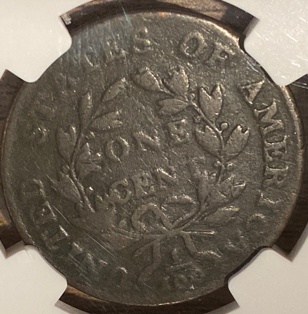 1801 LARGE CENT NGC GOOD DETAILS DAMAGED