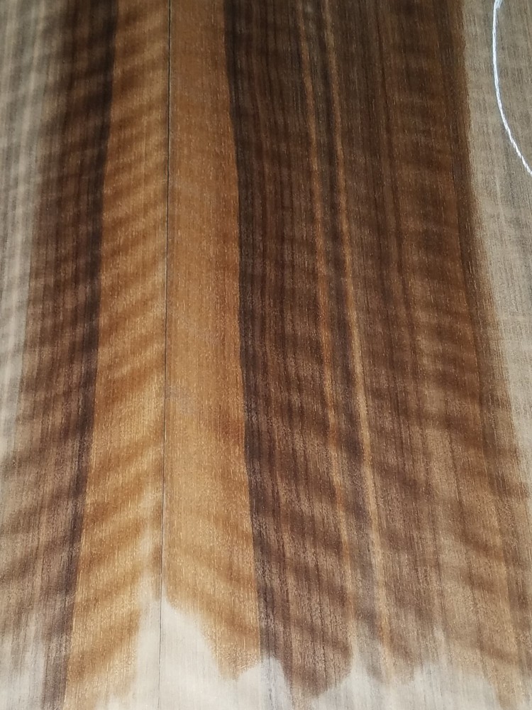 Beautiful Flame Figured Eastern Black Walnut Guitar Back Sides Set Luthier