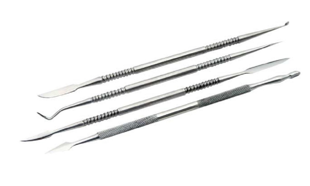4 pc Piece Wood Wax Carving Carvers Tool Instrument Set 4pc