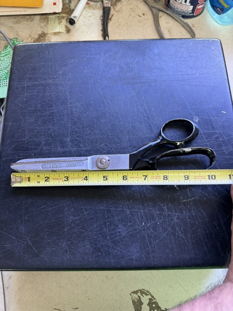 Vintage Wiss Model A 10” Pinking Shears Scissors