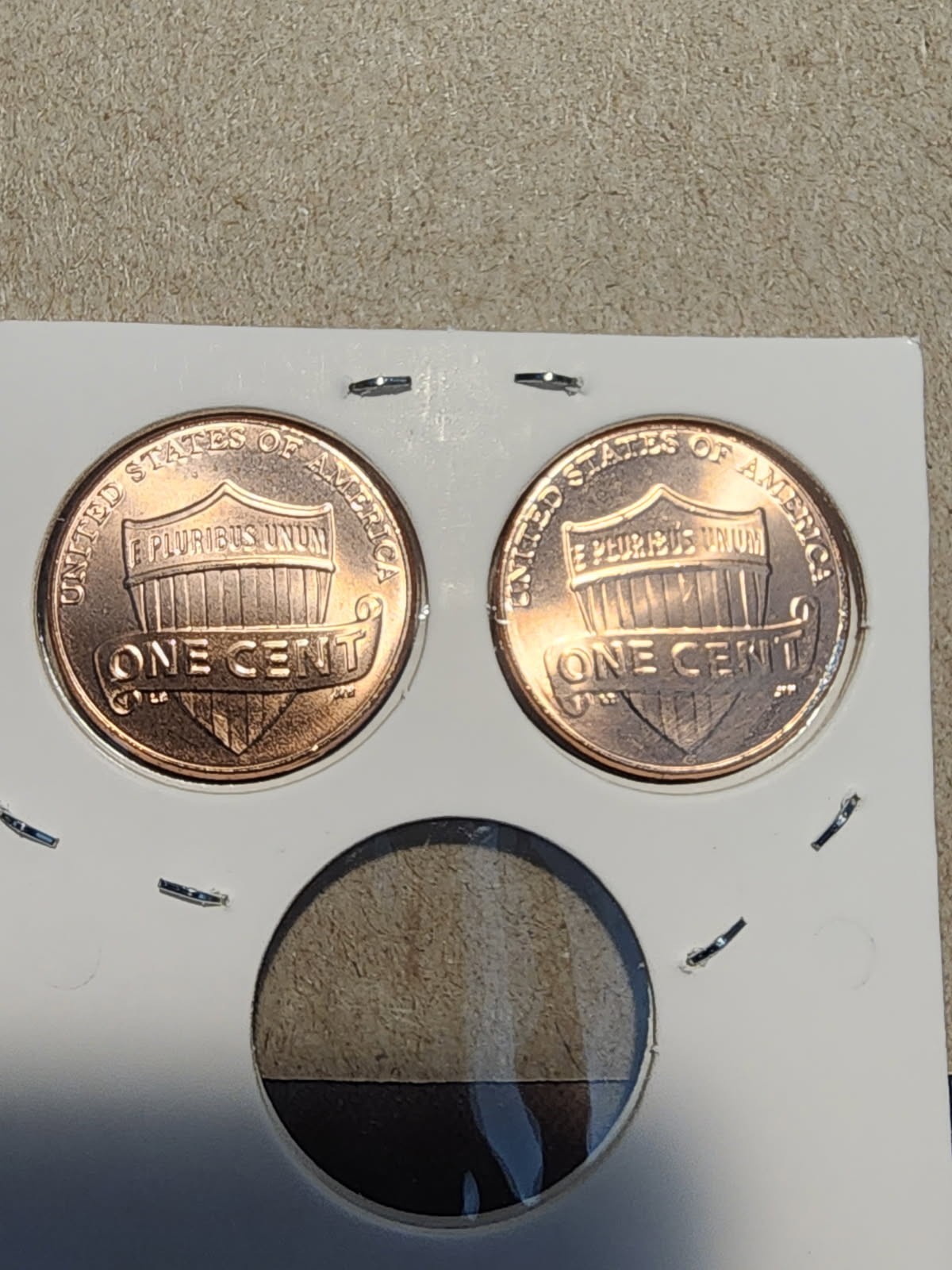 2025-P &D Lincoln Shield 1 Cent Penny's (Brilliant Uncirculated Finish)