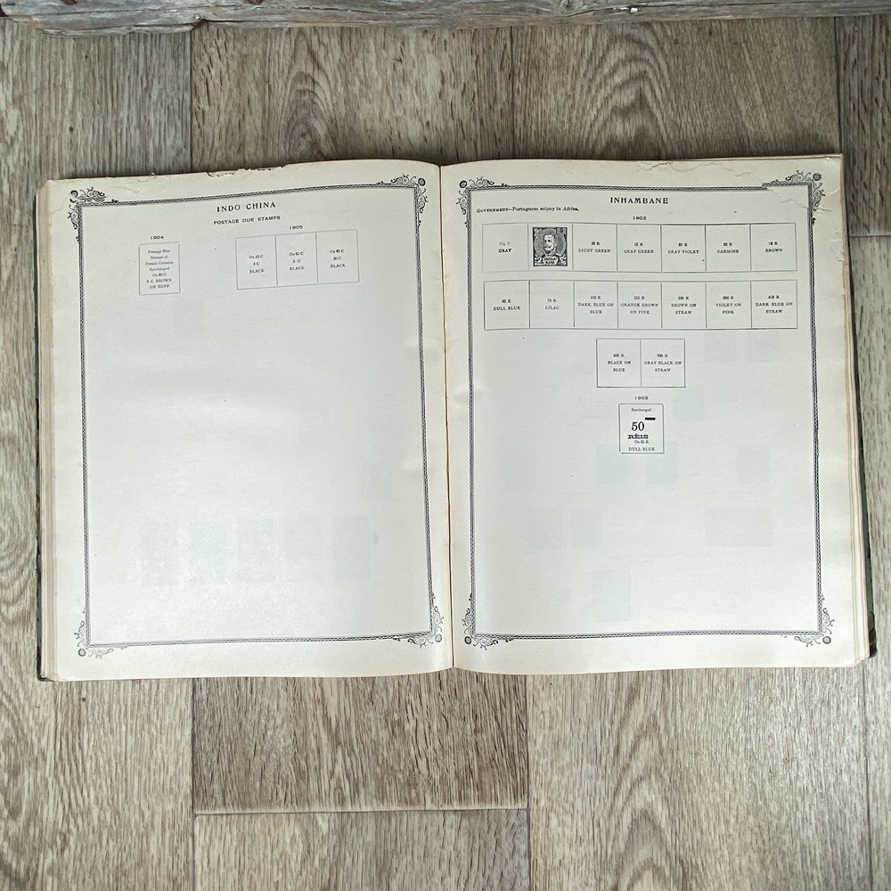 International Postage Stamp Album 1901-8 w/Engravings Scott Stamp & Coin Co.