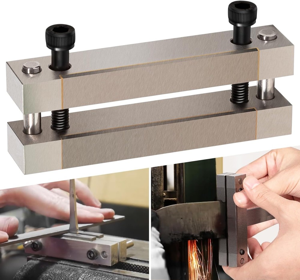 Hardened File Guide with Carbide Surface for Knife Making Knife Maker Tool, Fits